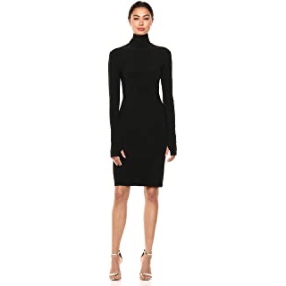 Norma Kamali Dresses & Skirts - Norma Kamali Turtleneck Midi Jersey Dress S/36
